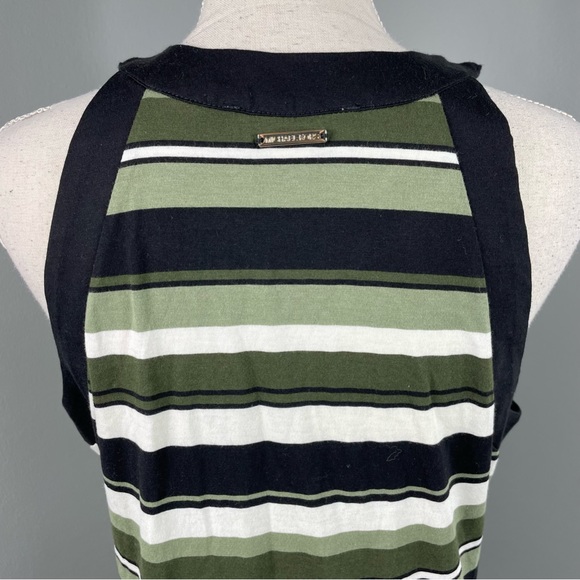 Michael Kors || Striped Jersey Knit Midi Dress - Picture 6 of 9